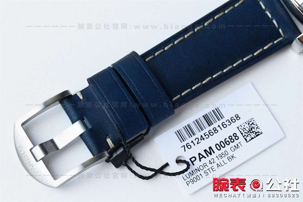 蓝色魅力深度揭秘:VS厂沛纳海688GMT复刻表评测 第14张