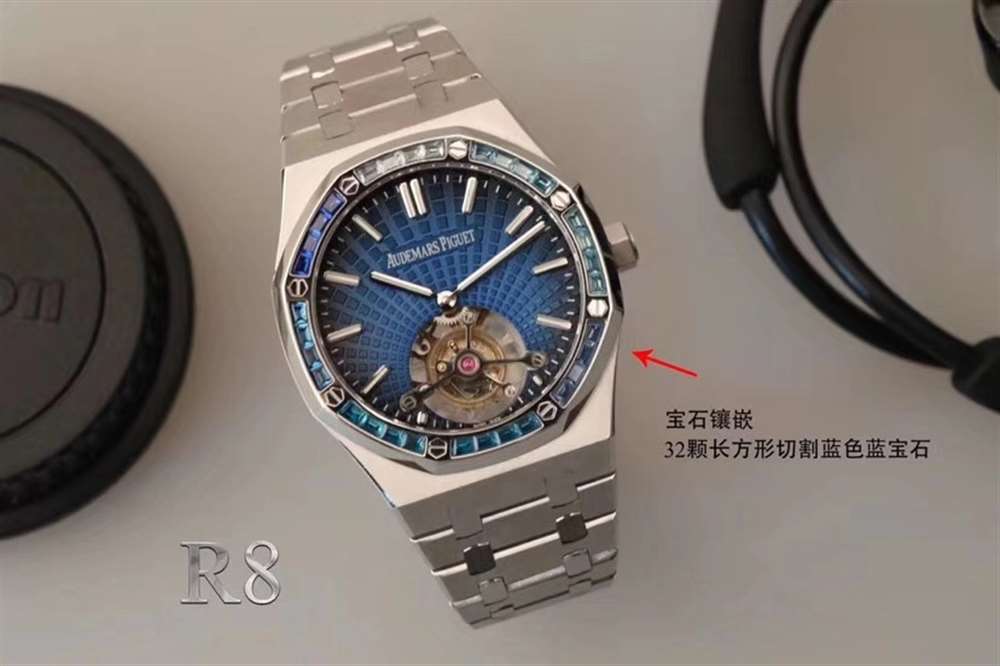 新品首发:R8厂爱彼皇家橡树离岸型超薄陀飞轮复刻表 第7张