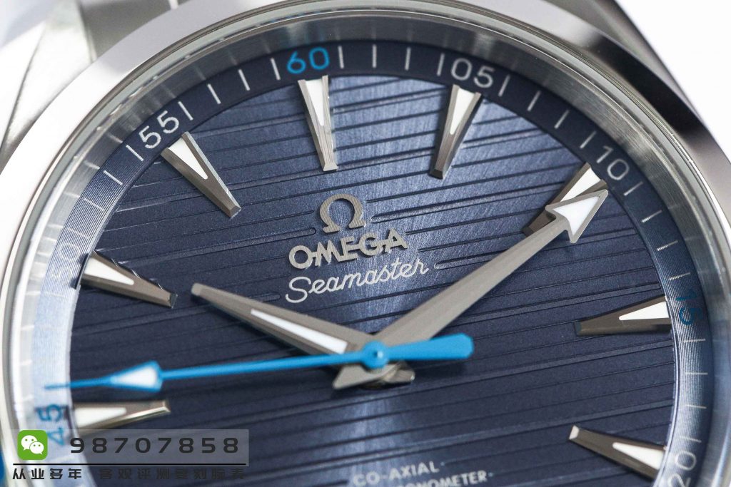 VS厂欧米茄海马系列灰蓝色钢带腕表细节评测,做工怎么样  第5张
