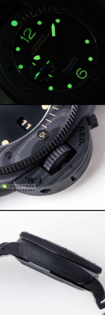 VS厂V2版沛纳海PAM00616腕表详细评测-P.9000机芯碳纤维材质  第8张