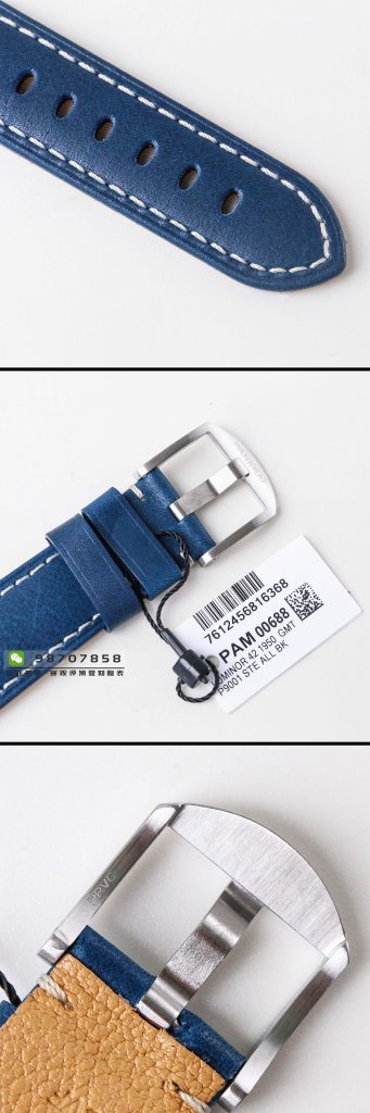 VS厂沛纳海PAM688GMT蓝面腕表-适合出行佩戴的腕表  第9张