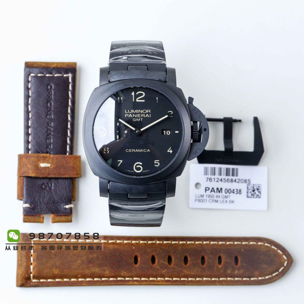 VS厂沛纳海PAM438黑色陶瓷腕表做工怎么样  第2张