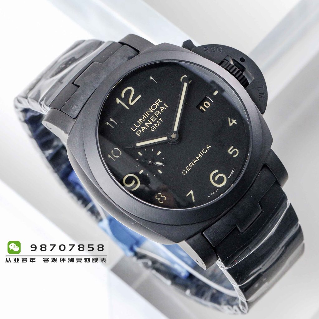 VS厂沛纳海PAM438黑色陶瓷腕表做工怎么样  第5张