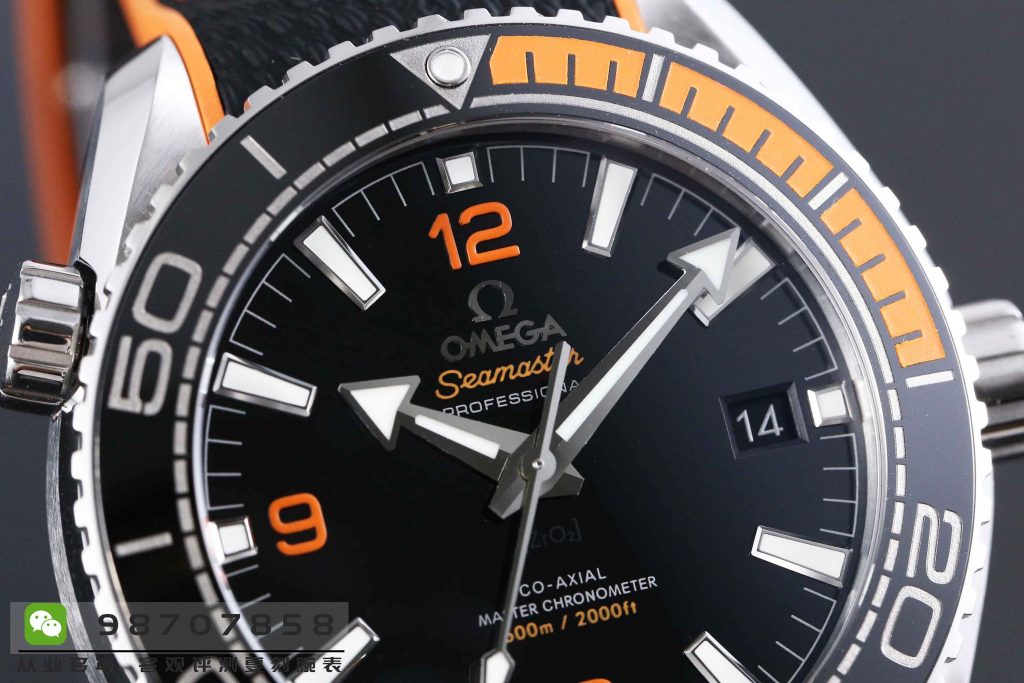 VS厂欧米茄海马系列600米四分之一橙腕表做工如何  第6张
