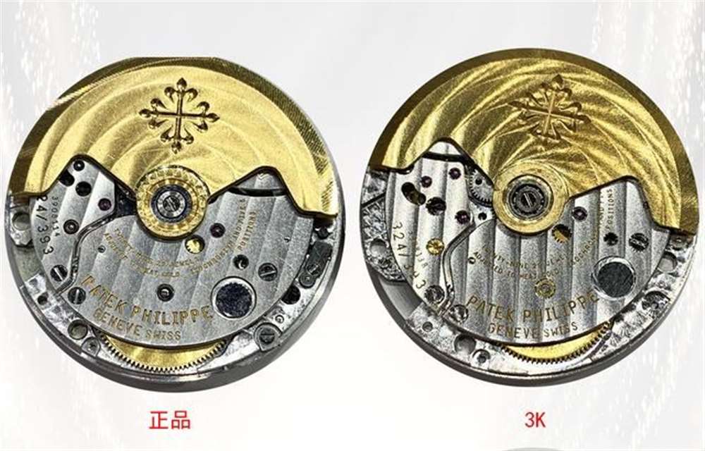 3K厂百达翡丽手雷对比评测 第14张