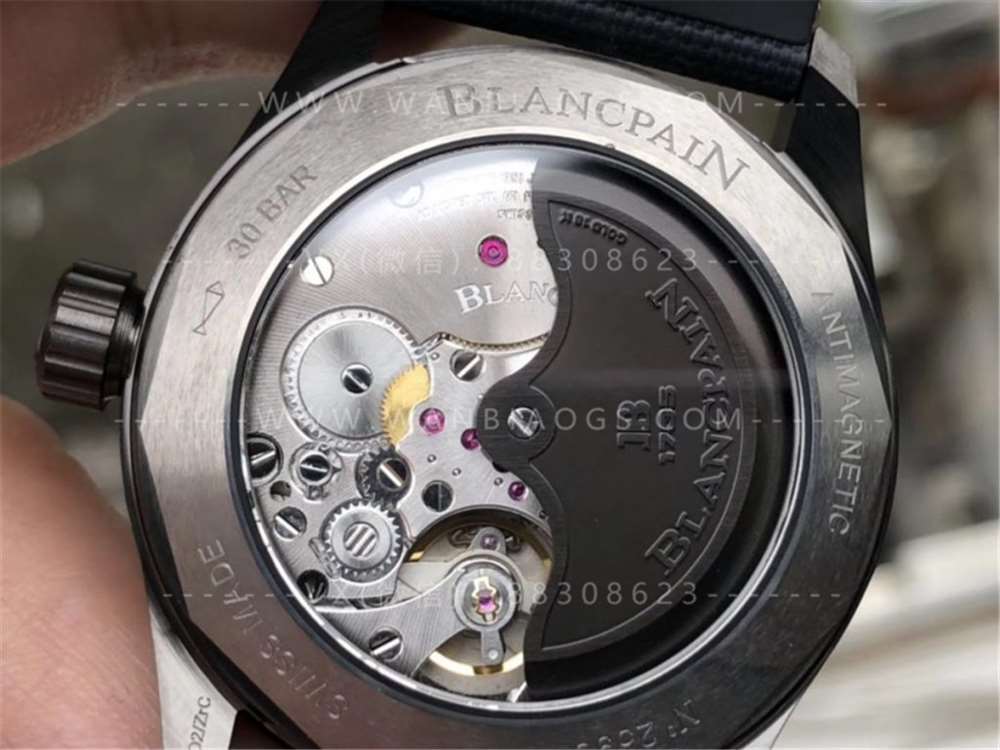 GF厂宝珀五十噚「43.6mm蓝盘」复刻表做工评测-实拍展示 第26张