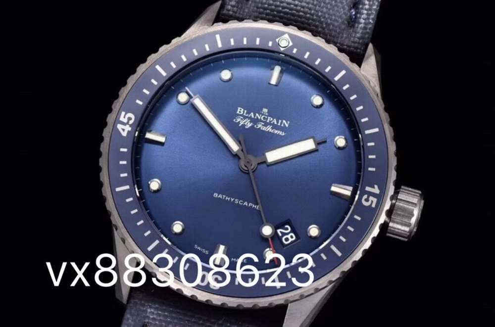GF厂宝珀五十噚「43.6mm蓝盘」复刻表做工评测-实拍展示 第17张
