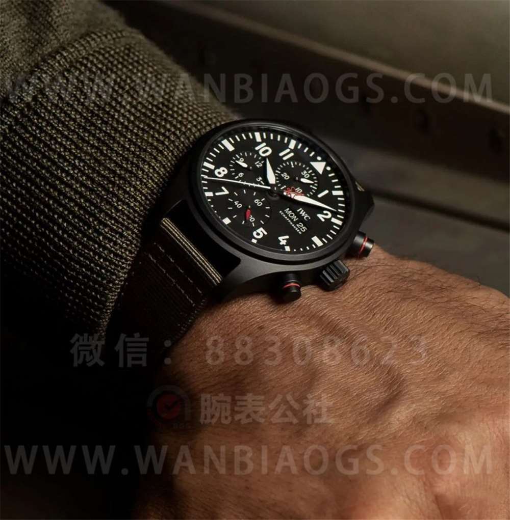 ZF厂万国飞行员系列IW389001腕表评测-TOPGUN海军空战部队计时腕表 第4张