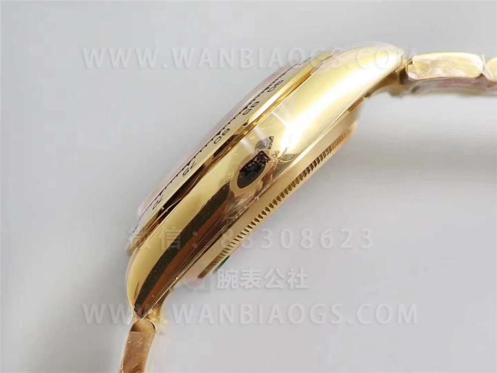 N厂劳力士迪通拿4130机「绿金迪」做工评测 第4张