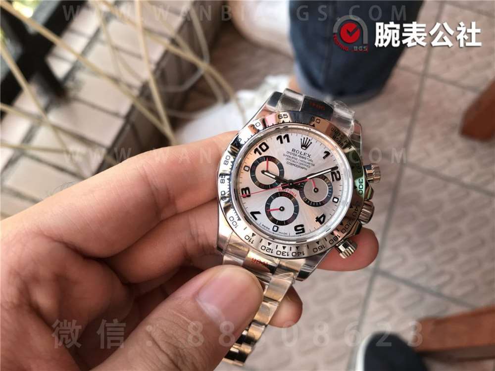 N厂劳力士V4版迪通拿116509「银盘红针款」做工评测 第2张