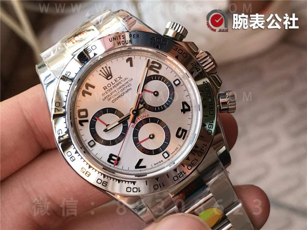 N厂劳力士V4版迪通拿116509「银盘红针款」做工评测 第3张
