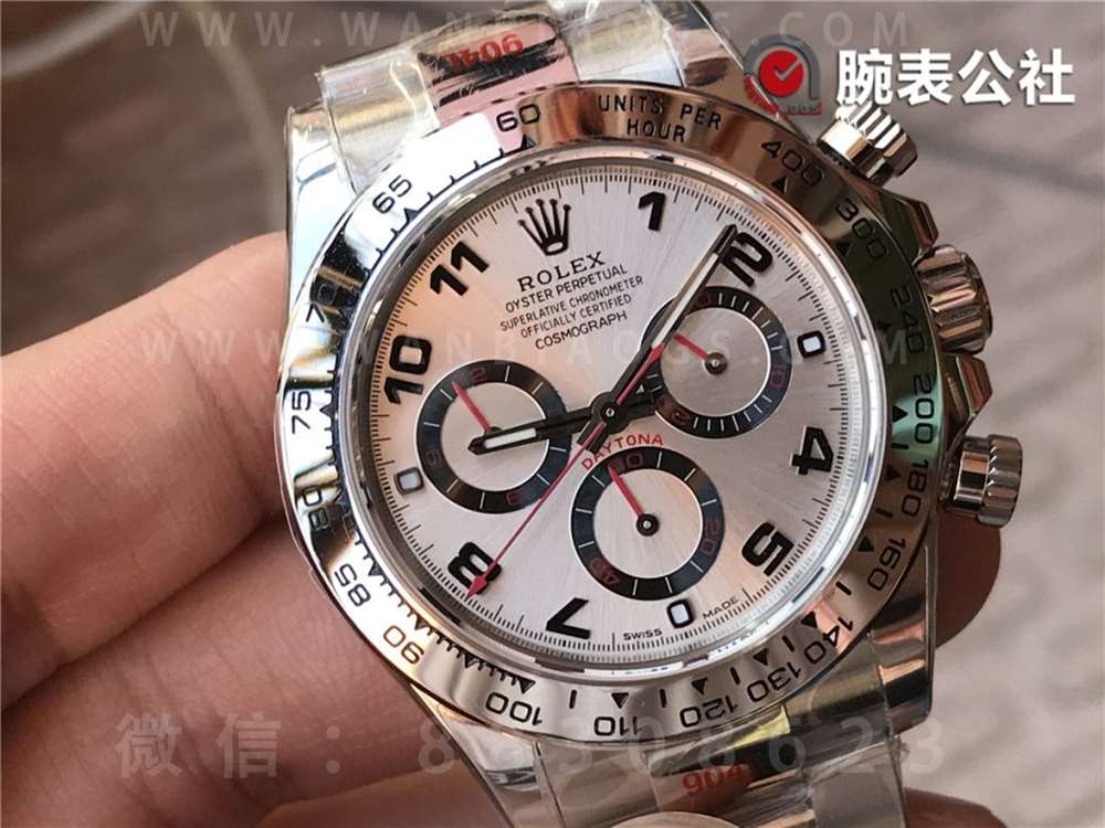 N厂劳力士V4版迪通拿116509「银盘红针款」做工评测 第4张