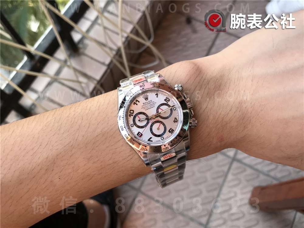 N厂劳力士V4版迪通拿116509「银盘红针款」做工评测 第7张