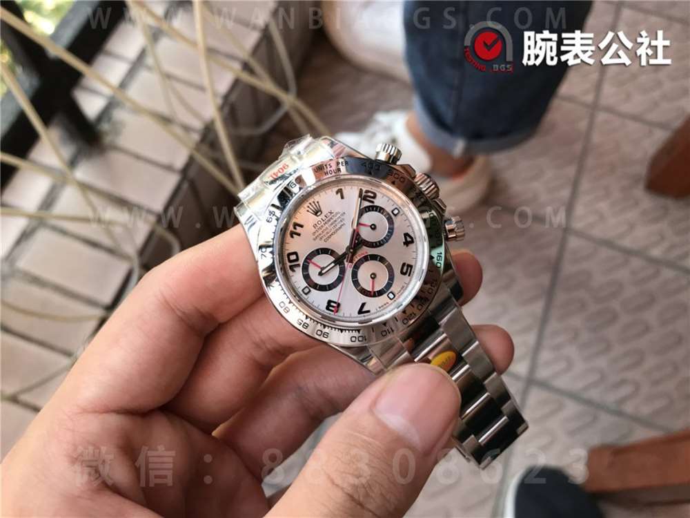 N厂劳力士V4版迪通拿116509「银盘红针款」做工评测 第8张