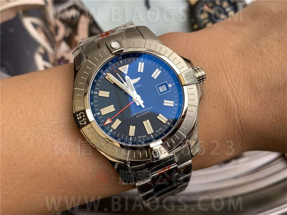 GF厂百年灵复仇者45mm双时区腕表做工评测 第24张