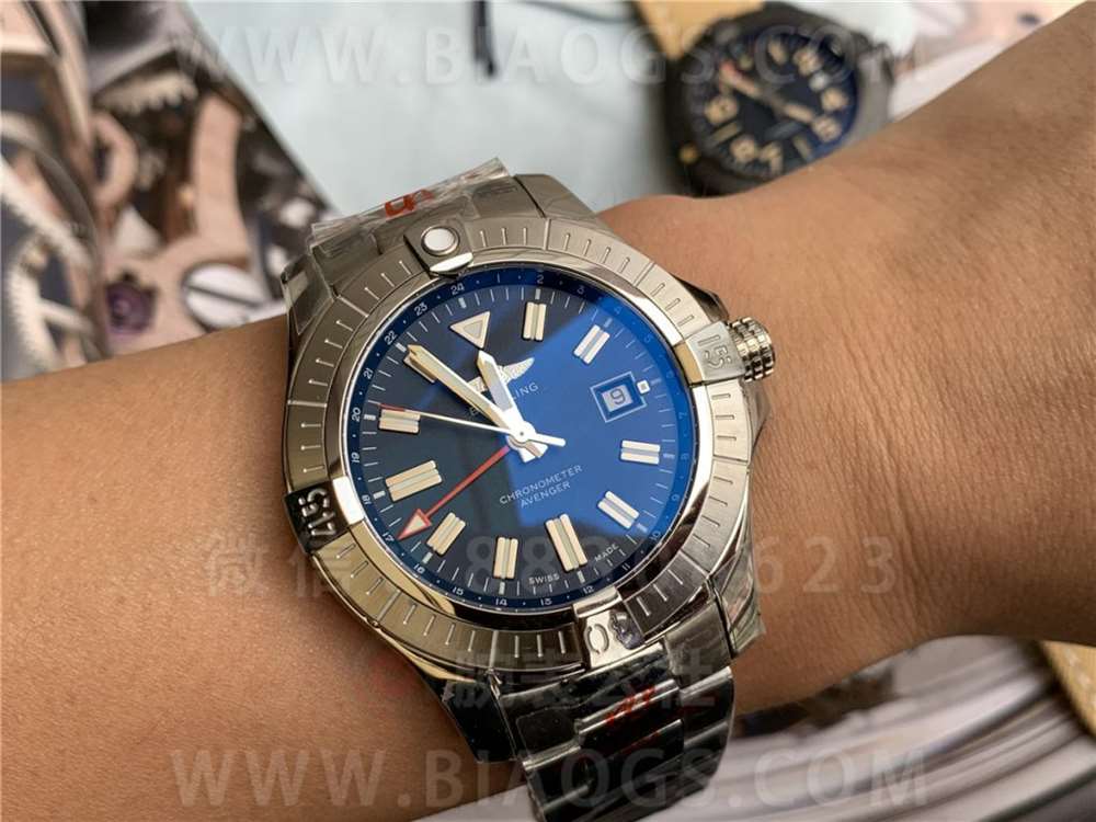 GF厂百年灵复仇者45mm双时区腕表做工评测 第25张