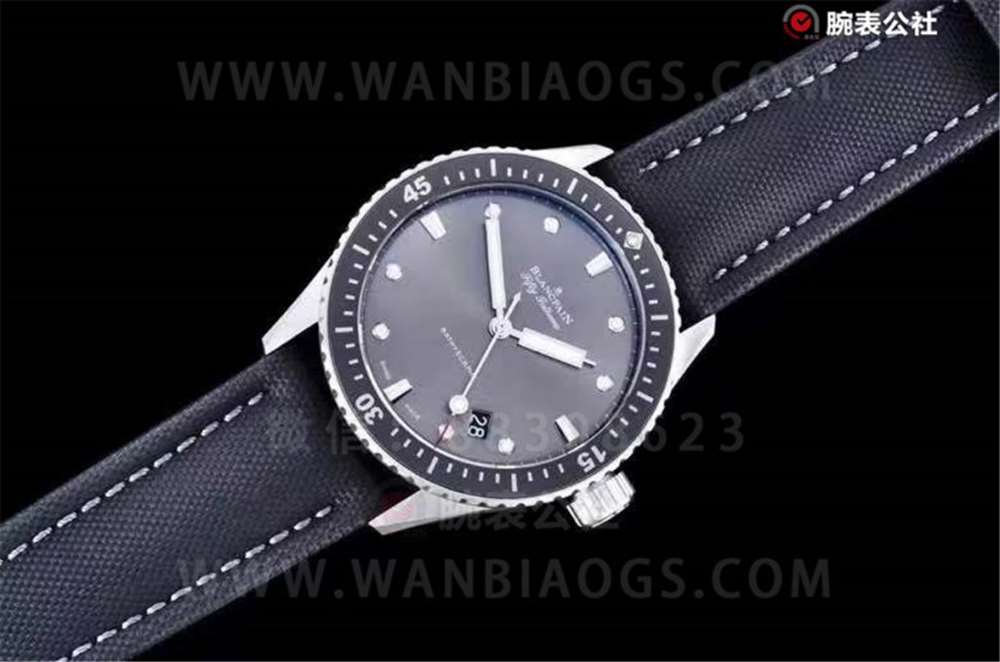 GF厂宝珀五十噚43mm「缎面精钢」深度评测 第5张