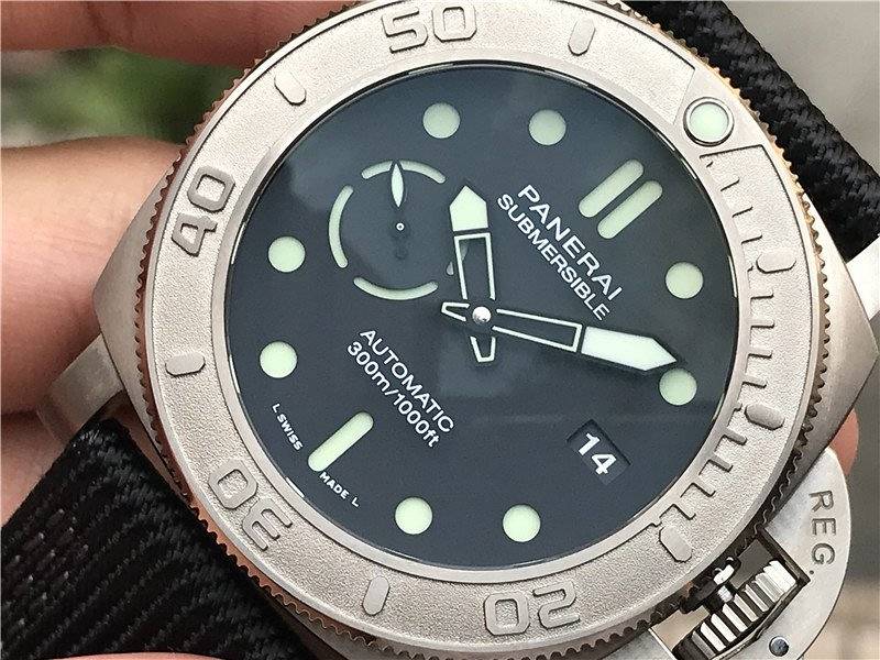 VS厂沛纳海潜行系列PAM984钛金属腕表细节评测 第2张