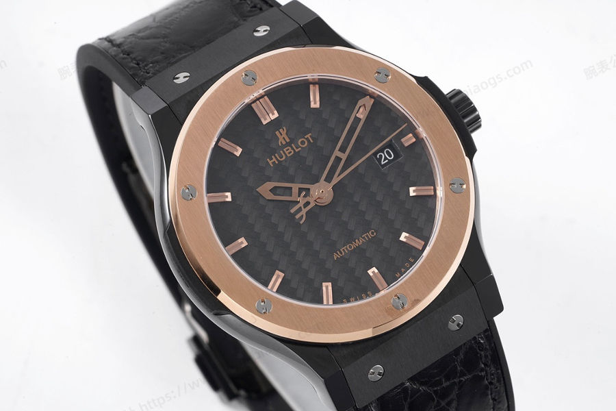 GS厂宇舶HUBLOT经典融合CLASSIC FUSION系列(玫瑰金)陶瓷腕表评测 第3张