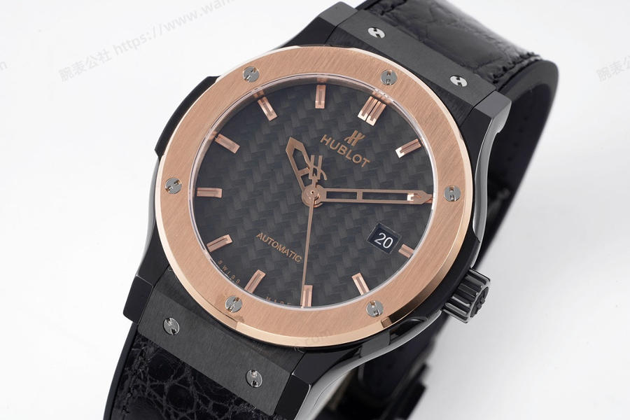 GS厂宇舶HUBLOT经典融合CLASSIC FUSION系列(玫瑰金)陶瓷腕表评测 第4张